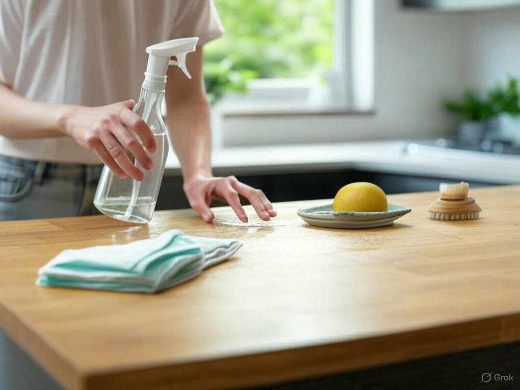 Zero-Waste-Küche mit plastikfreien Reinigungsmitteln & Bambusbürsten