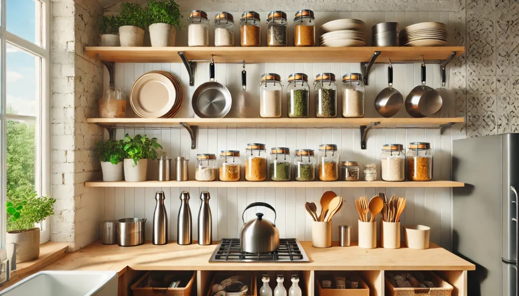 Plastikfreie Lebensmittelaufbewahrung mit Glasbehältern & Mehrwegbeuteln