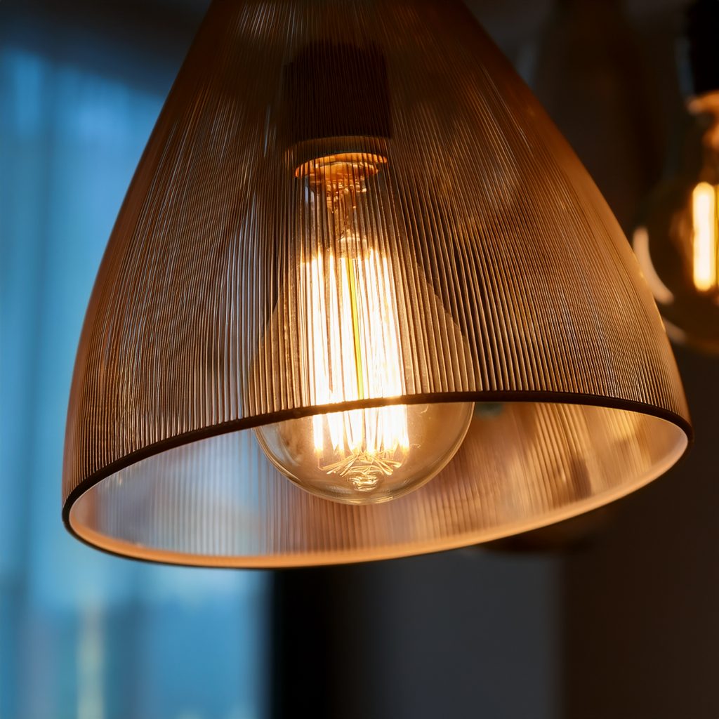 LED-Beleuchtung in modernem Wohnzimmer