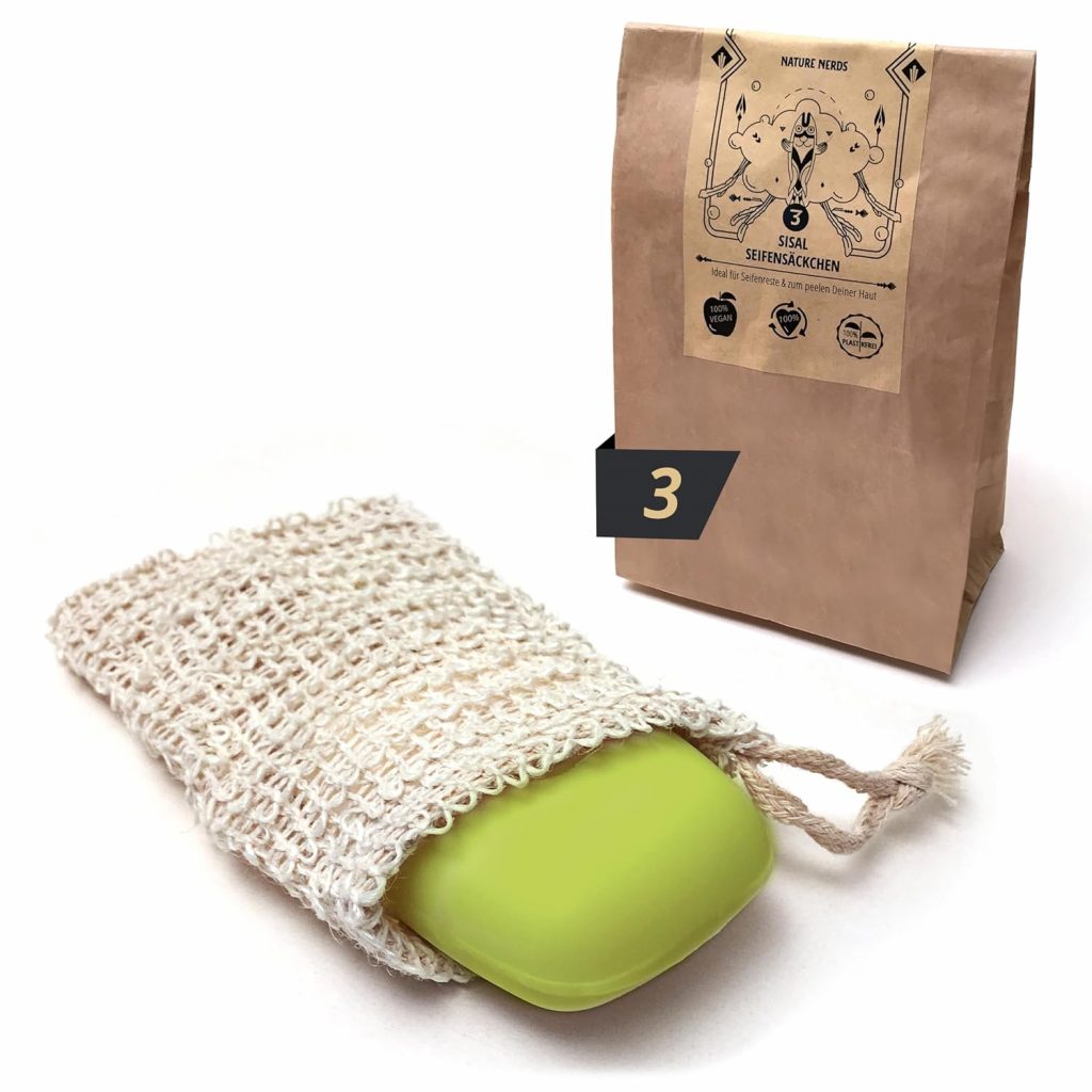Sisal-Seifensäckchen von Nature Nerds mit Naturseife