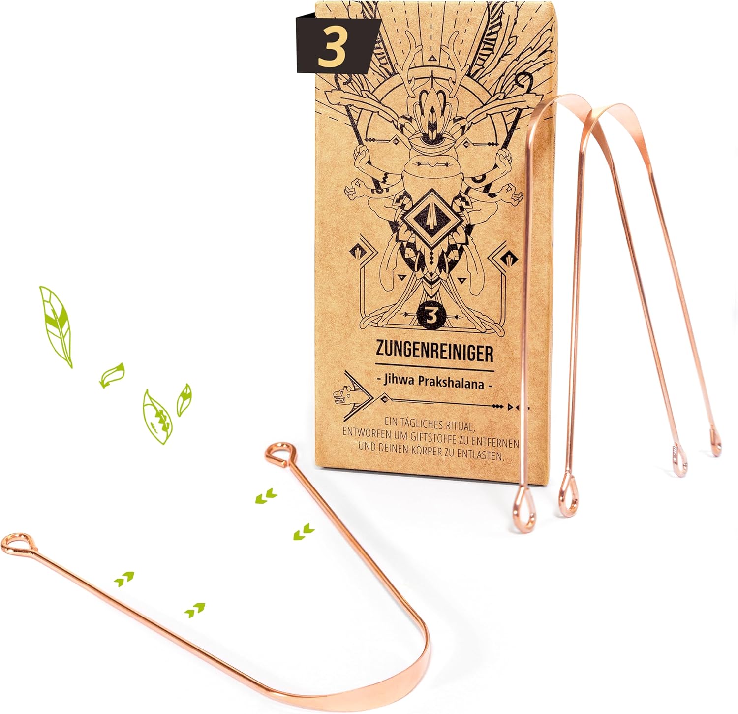 Zungenreiniger aus Kupfer